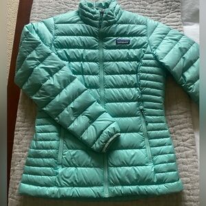 Blue/Green Patagonia W’s Down Jacket - Size XS